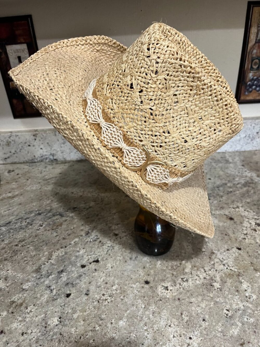 Bailey Cowboy Straw Hat NWOT Size 7